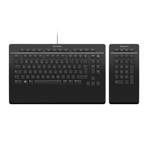 9556-3Dconnexion Keyboard Pro with Numpad teclado USB Negro