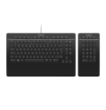 9556-3Dconnexion Keyboard Pro with Numpad teclado USB Negro