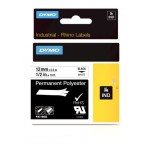 959-CINTA ROTULADORA RHINOPRO POLISTER 12MMX5,5M NEGRO/BLANCO DYMO 18483