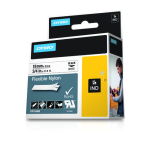 964-CINTA ROTULADORA RHINOPRO NYLON 19MMX3.5M NEGRO/BLANCO DYMO 18489