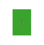 9715-PACK 20 HOJAS (20 UDS) ETIQUETAS VERDES 210X297MM APLI 1602.
