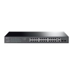 9735-TP-LINK TL-SG1428PE switch Gestionado Gigabit Ethernet (10/100/1000) Energia sobre Ethernet (PoE) 1U Negro