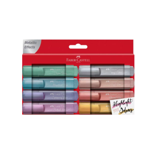 9782-PACK 8 MARCADORES TEXTLINER 1546 FABER CASTELL 154689