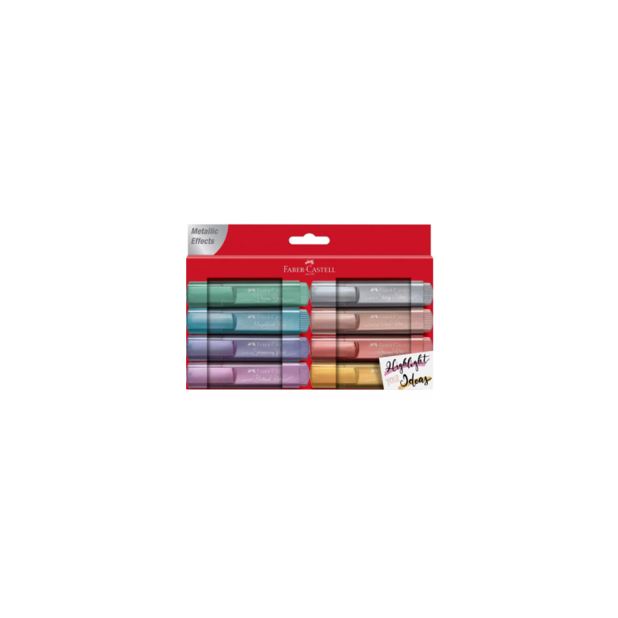 9782-PACK 8 MARCADORES TEXTLINER 1546 FABER CASTELL 154689
