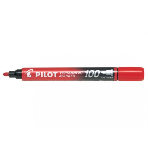 9786-MARCADOR PERMANENTE PUNTA CONICA SCA-100 ROJO PILOT SCA-100-R