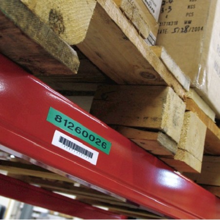 979-CINTA ROTULADORA D1 19MMX7M NEGRO/VERDE DYMO S0720890