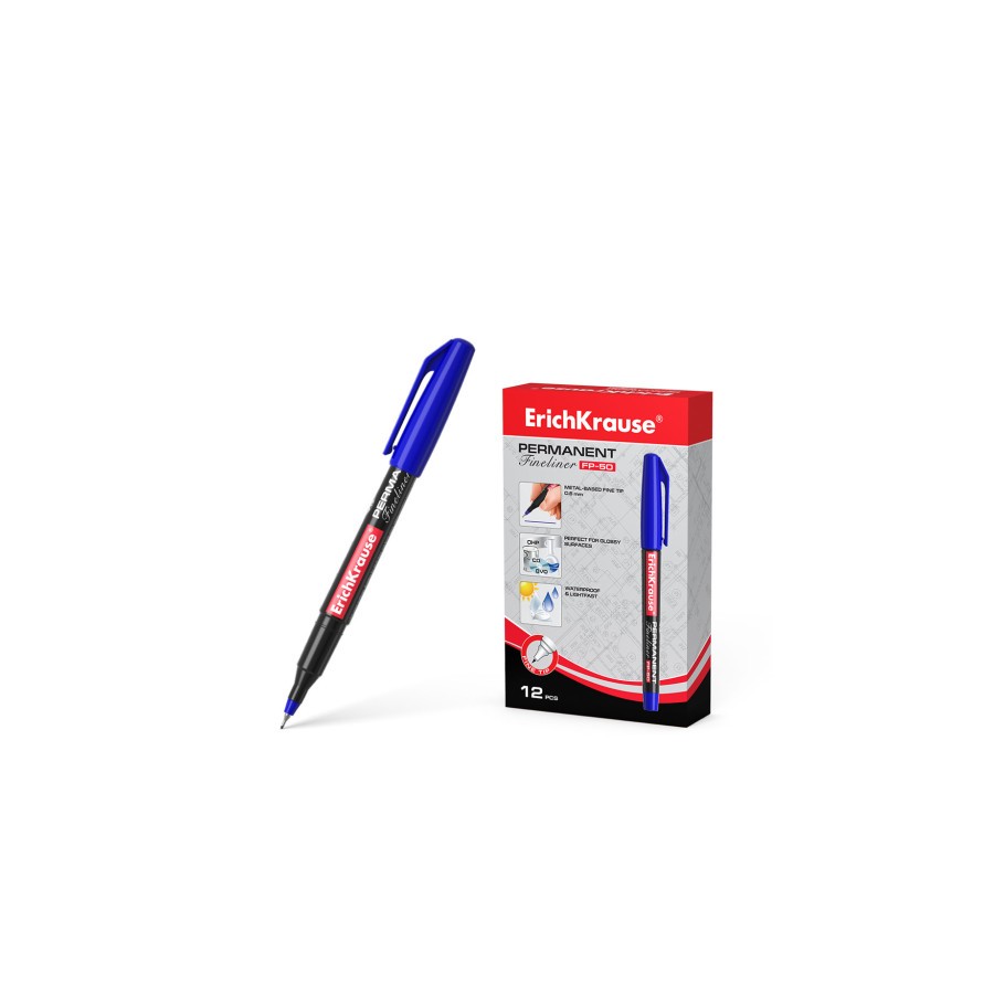 9792-MARCADOR PERMANENTE FP-50 AZUL ERICH KRAUSE 37069