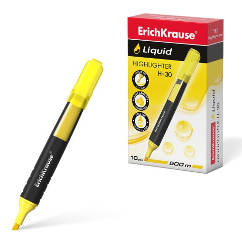 9800-MARCADOR FLUORESCENTE LIQUID H-30 AMARILLO ERICHKRAUSE  47973