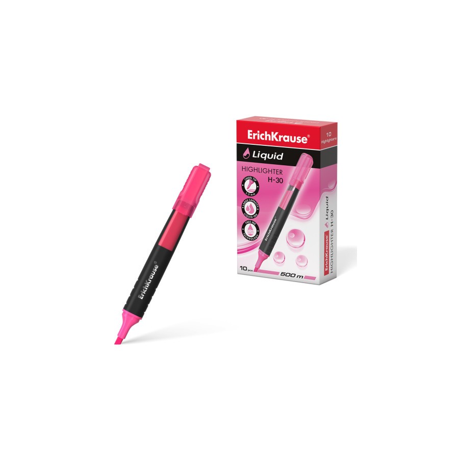 9804-MARCADOR FLUORESCENTE LIQUID H-30 ROSA ERICHKRAUSE  47975