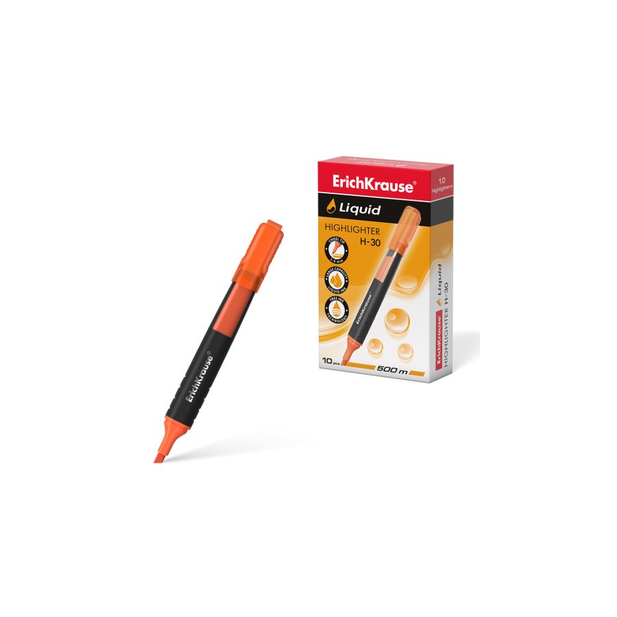 9806-MARCADOR FLUORESCENTE LIQUID H-30 NARANJA ERICHKRAUSE  47976