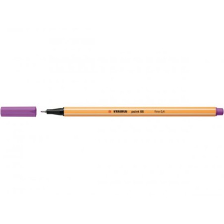 9844-ROTULADOR PUNTA FINA POINT 88 0.4MM CIRUELA STABILO 88/60