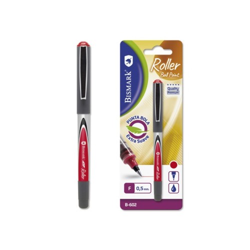 9862-ROLLER PUNTA DE BOLA  B-602 0,5MM ROJO BISMARK 328025