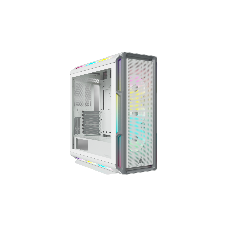 9881-Corsair iCUE 5000T RGB Midi Tower Blanco