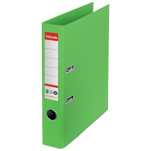 9901-ARCHIVADOR CO2 NEUTRAL No1 A4 LOMO 50MM VERDE VIVIDA ESSELTE 627574