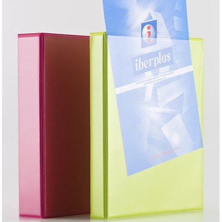 9930-CARPETA CANGURO FUN COLOR A4 4 ANILLAS MIXTAS 40 MM FUN COLORES SURTIDOS IBERPLAS 8440FCM4