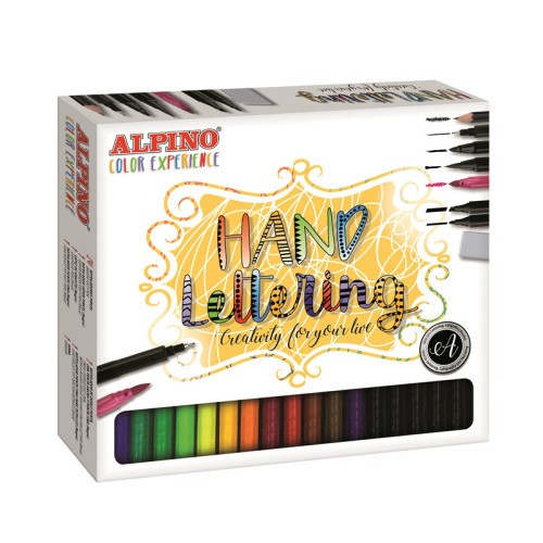 9933-SET ROTULADORES HAND LETTERING COLOR EXPERIENCE ALPINO AR000701