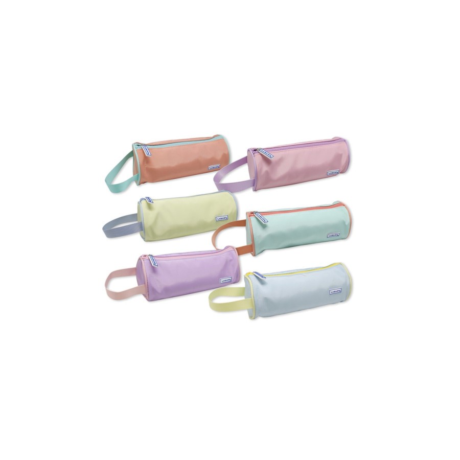 9969-PORTATODO TACTO SUAVE PASTEL REDONDO COLORES SURTIDOS C/ ASA LAGART 329271