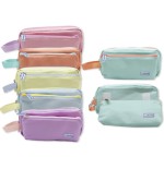 9970-PORTATODO TACTO SUAVE PASTEL DOBLE C/ASA COLORES SURTIDOS LAGART 329272