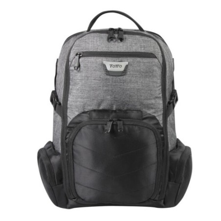 9979-MOCHILA HYBRID TABLET Y PC 15´´ 4 CREMALLERAS GRIS/NEGRO TOTTO MA04IND588-1620G-GN0