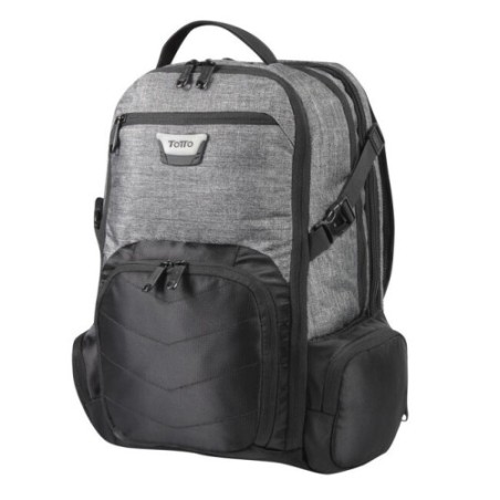 9980-MOCHILA HYBRID TABLET Y PC 15´´ 4 CREMALLERAS GRIS/NEGRO TOTTO MA04IND588-1620G-GN0
