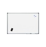 9982-PIZARRA LACADA BLANCA MAGNETICA MARCO DE ALUMINIO 200X120CM ROCADA 6411
